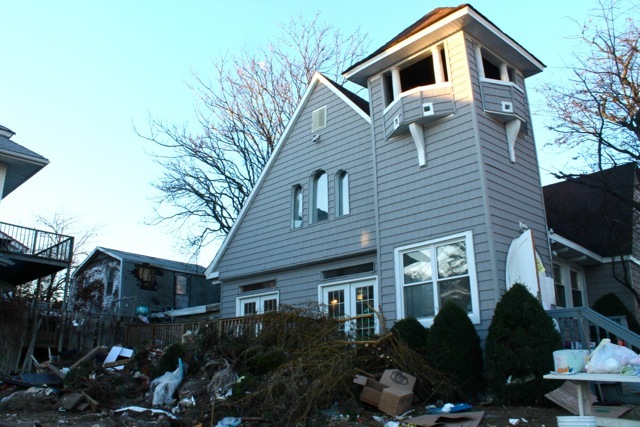 <p>November 6, 2012 - The Sea Gate chapel was headquarters for community volunteer efforts.</p>
