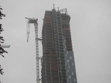 The 90-story building at 157 W. 57th Street is under construction and is slated to become luxury condos.