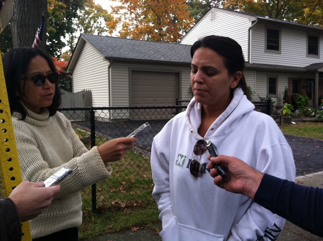 <p>Danielle D'Aurio, ex-girlfriend of slain officer Arthur Lopez, called Lopez "the best person I ever met."</p>
