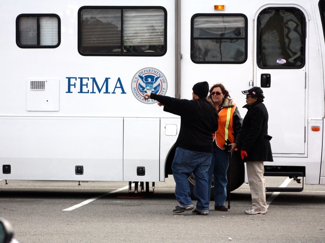 <p>FEMA helped with the recovery in Coney Island after Hurricane Sandy.</p>
