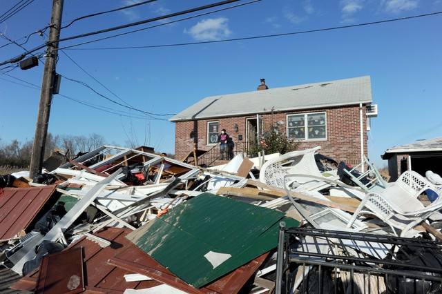 <p>More than a dozen houses on Kissam Avenue in Staten Island were leveled during Hurricane Sandy.</p>
