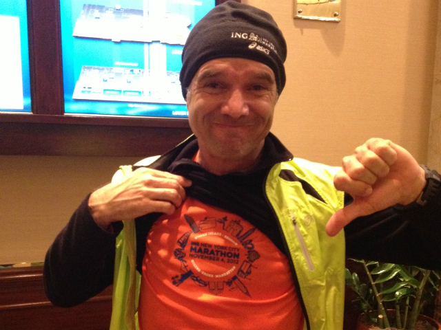 <p>Runner Vincent Sobrinho, 47, from Brazil, said he is 