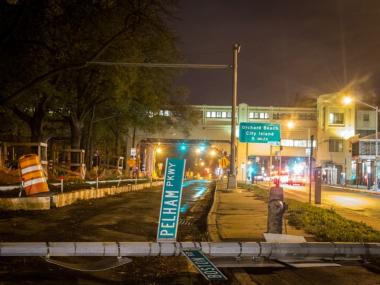 Residents and elected officials in the Bronx on Tuesday were assessing the aftermath of Hurricane Sandy, with most of the damage in the borough wrought by downed trees, power outages and flooding in certain waterfront neighborhoods.