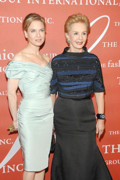 <p>Renee Zellweger and Carolina Herrera at the Fashion Group's Night of Stars Gala at Cipriani Wall Street, Thursday, October 25, 2012.</p>
