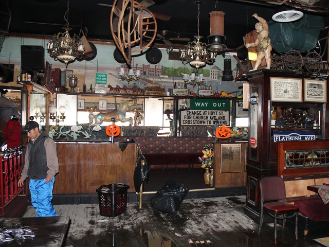 <p>Many businesses in Long Island City sustained significant damage from floodwaters. The Waterfront Crabhouse was one of them. The owner estimated the damage at about $150,000.</p>
