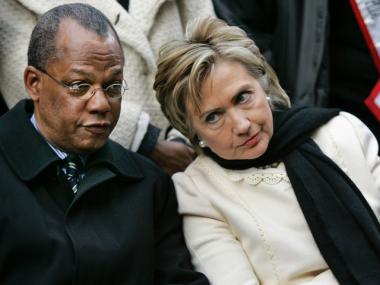 Rev. Calvin Butts, seen with Hillary Clinton at a rally in recent years.