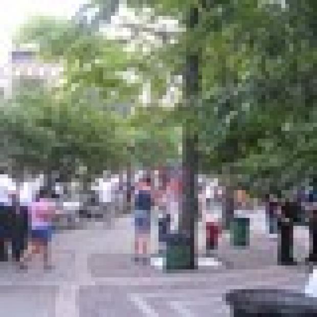 Midtown North's National Night Out Against Crime event was held Tuesday night in Hell's Kitchen Park.