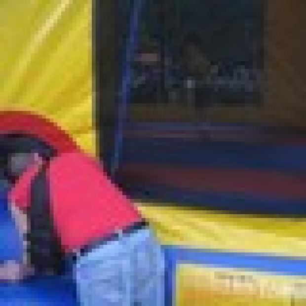 Even when his turn was up, Espinoza, 3, refused to come out.