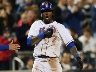 Jose Reyes has hit safely in eight of his last nine games. He's a .296 hitter in his career against the Phillies.