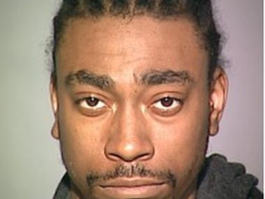 Donnell Logan (pictured above) is wanted for questioning in connection with the murder of James Williams. He was seen wearing a black hooded sweatshirt and dark jeans at the time of the incident.