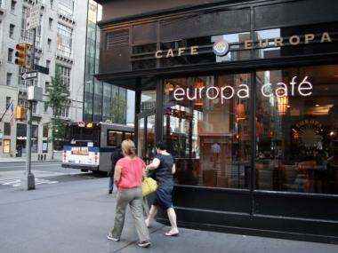 A cashier at Cafe Europa on West 57th street is accused of stealing more than $72,000 from the register.