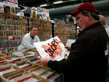 Booths at the Big Apple Comic Con are often the scenes of epic battles between good and evil. Matt Nelson, co-owner of Worldwide Comics in Texas chased down alleged thief Richard Turner.