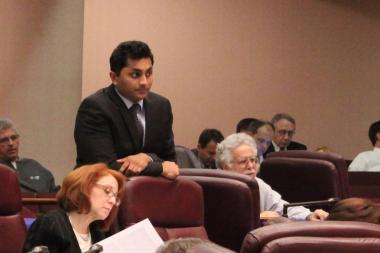  Ald. Ameya Pawar and Ald. Michele Smith (seated) find their new ordinance on an independent budget agency stymied for the time being. 
