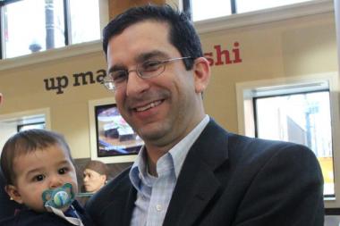  Ald. Scott Waguespack (32nd) and his son attended the Walgreens grand opening Dec. 4.   
