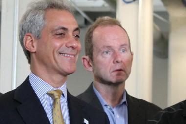  Mayor Rahm Emanuel and Ald. Tom Tunney are on opposite sides of a proposed pub-crawl ordinance. 
