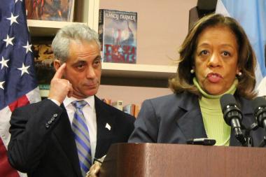  Protesters hope to exert pressure on Mayor Rahm Emanuel and CPS CEO Barbara Byrd-Bennett. 
