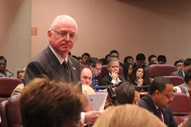  Ald. Edward Burke wants to ban businesses from banning cash.
 