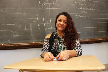  Luz Andreu's tenure at Senn High School now stretches over 16 years. 
