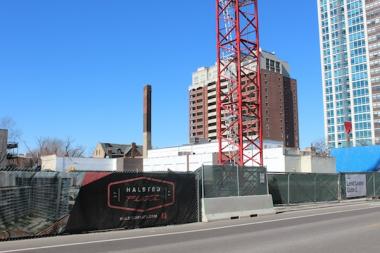  Halsted Flats, a 15-story development project with retail and condos, will be ready for rental in fall 2013. 
