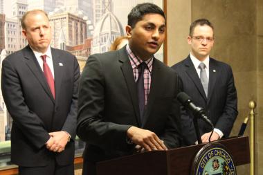  Ald. Ameya Pawar is considering a run for Illinois governor. 