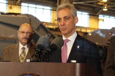  Mayor Rahm Emanuel didn't find the goat head delivered to Wrigley Field one bit amusing. 
