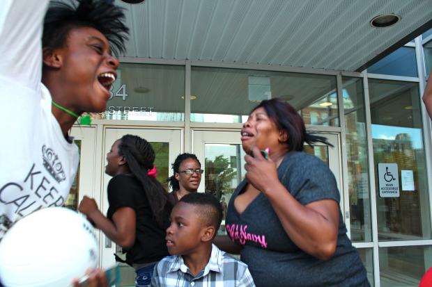  Parents of Manierre Elementary learned their school will be taken off the suggest list of 54 suggested closings while leaving a meeting about school safety Tuesday night. 
