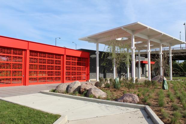  A Chicago firm designed the new boat house at Ping Tom Memorial Park in Chinatown. 
