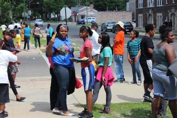  Some parents at Elaine Goolow Elementary School in West Englewood are keeping their kids home from school to protest changes they do not like. 
