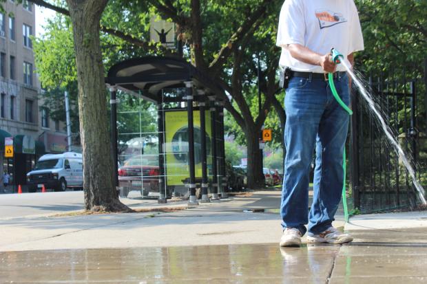  Five people were shot in front of an Uptown church shortly before 6 p.m. Monday. 
