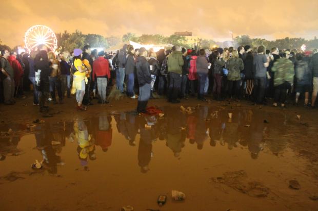   Around 100,000 people attended Riot Fest over the weekend, organizers said.  
