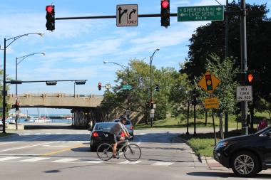  The red-light intersection of Belmont Avenue and Lake Shore Drive was tops in tickets issued for the first half of the year. 
