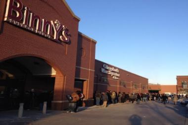  Nearly 600 customers waited in line outside Lincoln Park's Binny's Beverage Depot in 2013 for a chance to purchase Goose Island's rare Bourbon County Brand brews. 