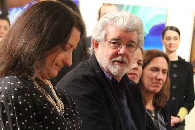  George Lucas on a recent visit to Chicago to present a $25 million gift to After School Matters through his charitable foundation. 