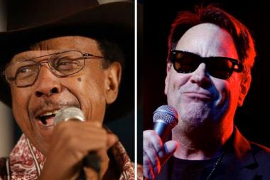  Entertainer Dan Aykroyd, right, is hosting a celebration for Chicago bluesman Lonnie Brooks' 80th birthday Saturday. 
