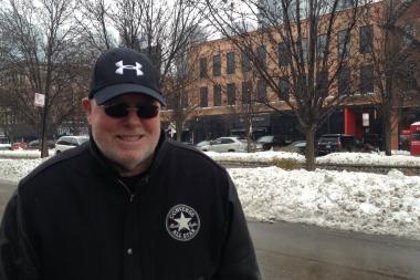  Dick Versace poses for a photo in the West Loop. The former NBA head coach and general manager is now a consultant for Gordon Tech High School, where he coached several decades ago. 
