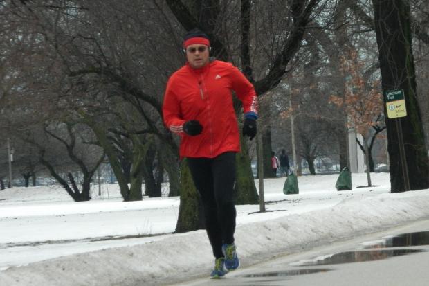  Runners took back the Lakefront Saturday after suspending runs due to the cold temperatures this week. 
