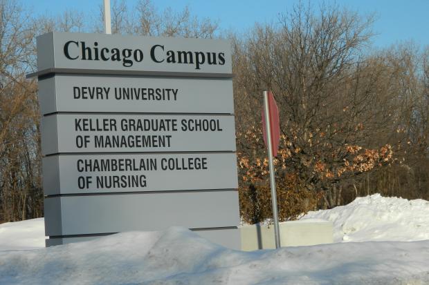  DeVry University and Chamberlain College of Nursing are closed Monday because of an unspecified threat. 
