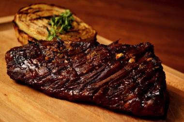  Hanger steak at Unite Urban Grill, 1450 W. Chicago Ave. in Noble Square.. 