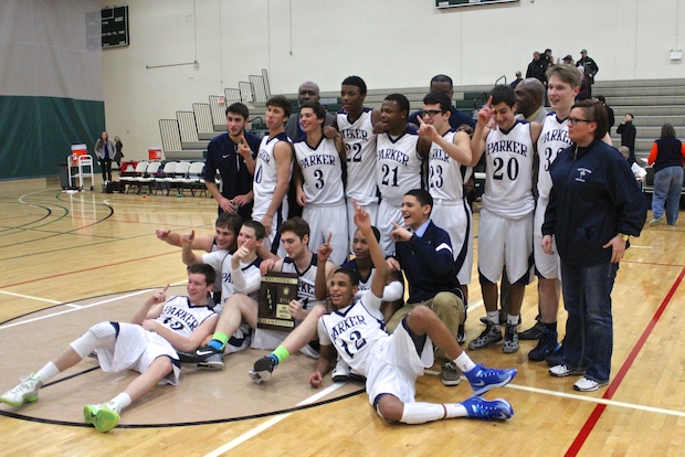  The Francis Parker boys basketball team beat Latin 60-47 for the regional championship. 
