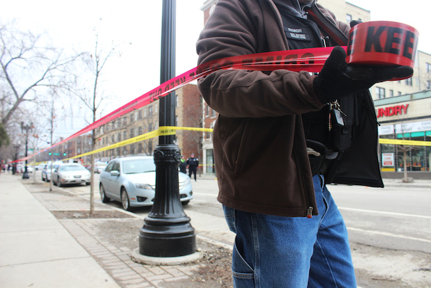  Two men were wounded in a Rogers Park shooting Friday afternoon, police said. 
