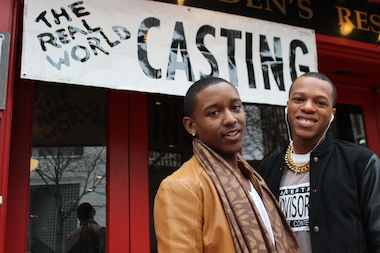  Sheldon Ross, 22, and Oba Daniels, 20, were two hopefuls who auditioned for a spot on the upcoming season of MTV's "The Real World." 
