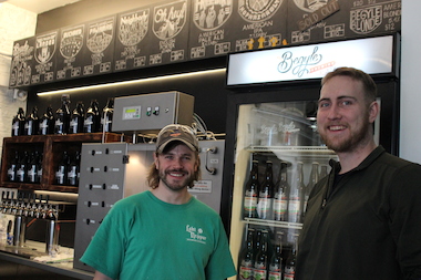  Brendan Blume (r.) and Matt Ritchey, co-owners of Begyle Brewing, were named to Zagat's "Chicago 30-Under-30" list. The popular guidebook released its third annual list of rising stars on the city's culinary scene Monday. 
