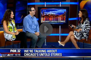  Lizzie Schiffman and Shamus Toomey appear on Fox Chicago's weekly segment. 