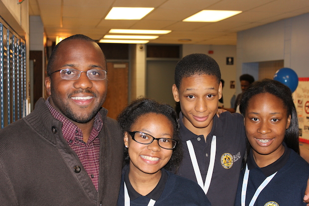  Students at Baker College Prep in South Chicago participated in a student forum Wednesday where they presented neighborhood problems and offered their solutions. 