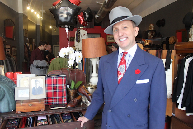  Richard's menswear needed a store because "just like all men, they want to touch it before they buy it." 