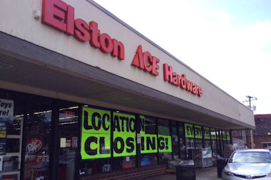  Elston Ace Hardware, 1514 W. 33rd St., is closing after 25 years. 