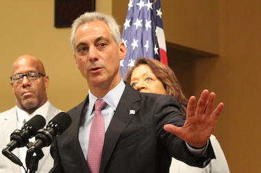  Mayor Rahm Emanuel dismissed the suggestion that 11th Ward Ald. James Balcer was stepping aside in a political deal, saying, "I take him at his word, because I heard his voice." 