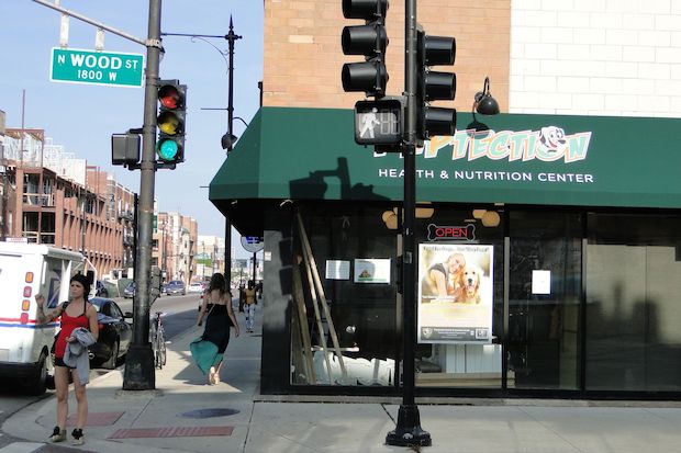  After less than two years, a pet health and nutrition center is moving storefronts. The new location is 1335 N. Ashland Ave. 