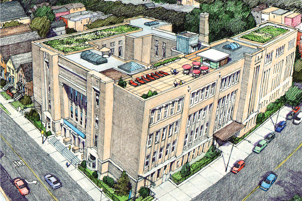   The proposals     submitted to Ald. Pat O'Connor (40th) for reusing the closed North Side school include a new home for Lakeview's     TimeLine Theater  , a Fresh Farms grocery store, a mixed-income "live-work" development targeting entrepreneurs, and a school for autistic students  