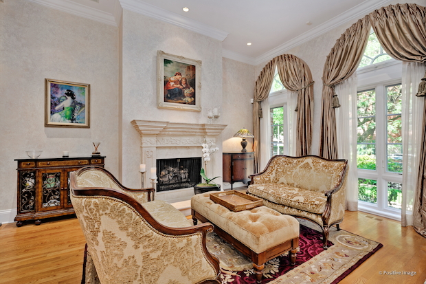   The home at 2261 N. Janssen Ave. has a fully functional theater and luxurious finishes throughout.  